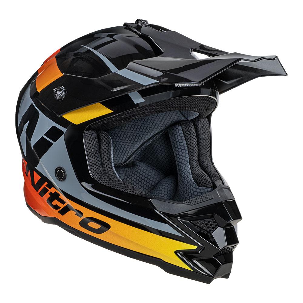 Nitro MX710 Youth Onyx-Q2 Yellow/Red