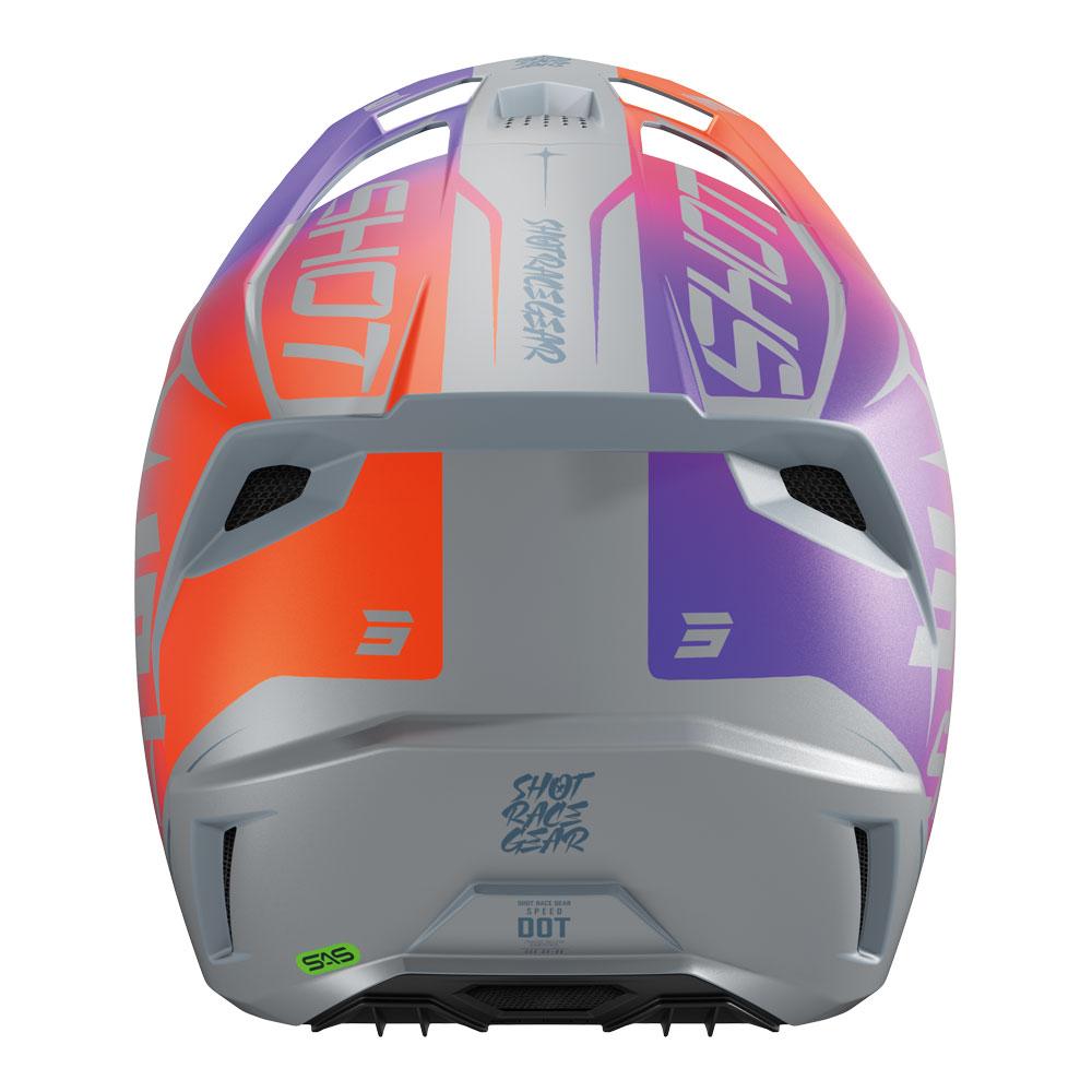 Shot Speed Kid Side Helmet Purple Matt