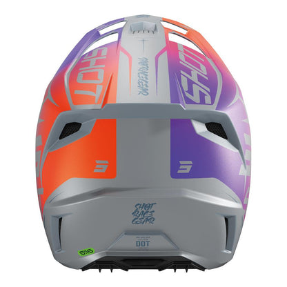 Shot Speed Kid Side Helmet Purple Matt