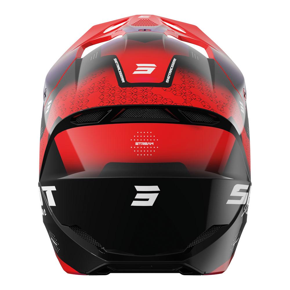 Shot Furious Kid Stream Helmet Red Glossy