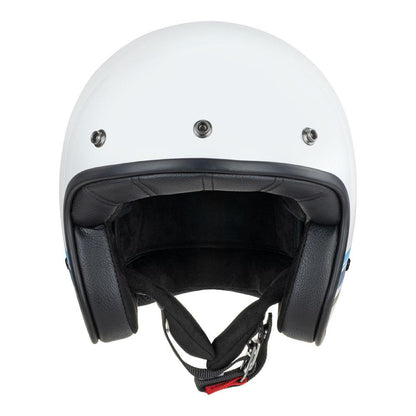 Merlin Blackbird Helmet Aero Stripe White