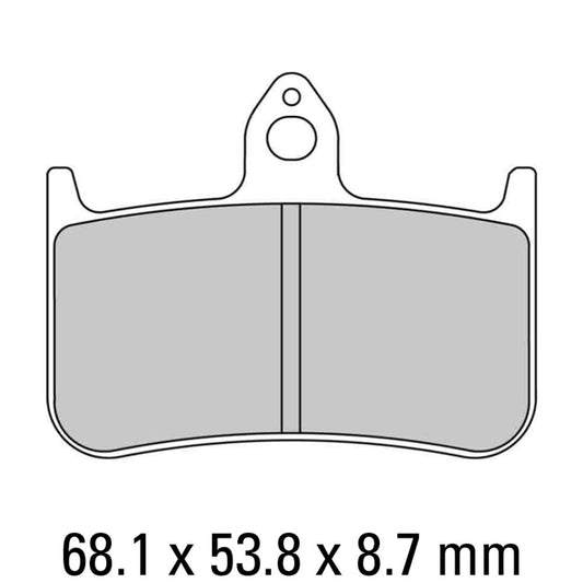 Ferodo Disc Pad Set - FDB533 CP1 Ceramic Grip Race Compound - Non Sintered