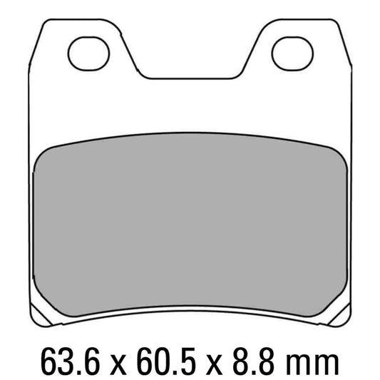 Ferodo Disc Pad Set - FDB2150 ST Sinter Grip Sintered Compound - Road