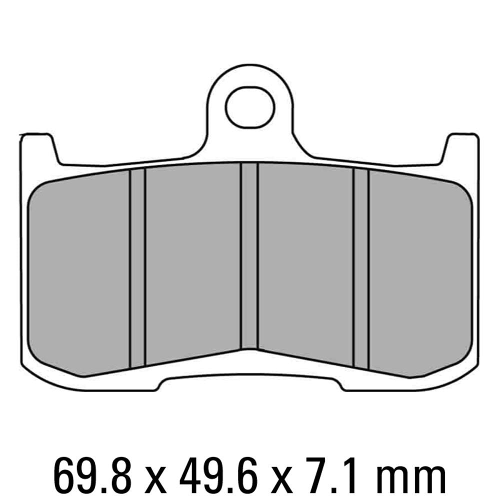 Ferodo Disc Pad Set - FDB2158 ST Sinter Grip Sintered Compound - Road