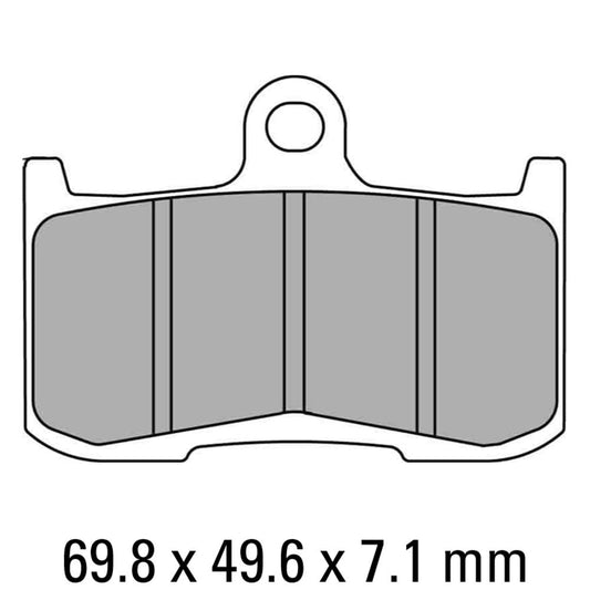 Ferodo Disc Pad Set - FDB2158 ST Sinter Grip Sintered Compound - Road