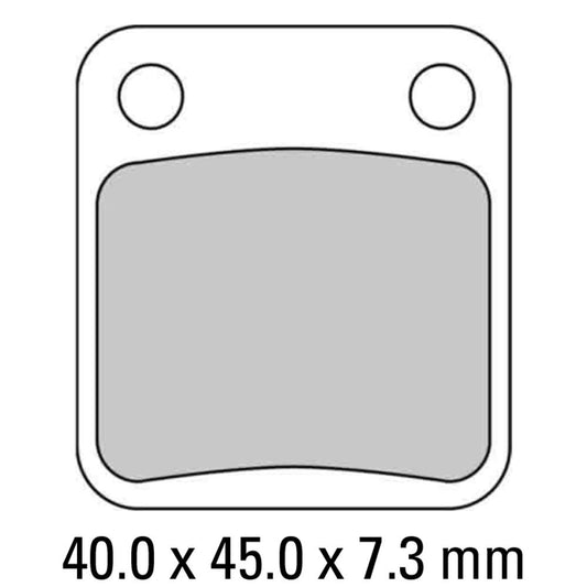 Ferodo Disc Pad Set - FDB277 P Platinum Non Sintered Compound