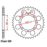 REAR SPROCKET - STEEL 41T 520P D/D