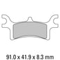 Ferodo Disc Pad Set - FDB2176 SG Sinter Grip Sintered Compound - Off-Road