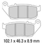 Ferodo Disc Pad Set - FDB2179 ST Sinter Grip Sintered Compound - Road