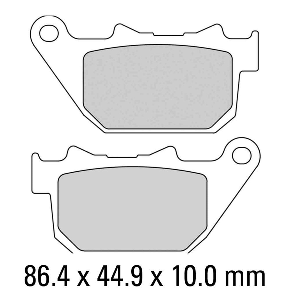 Ferodo Disc Pad Set - FDB2180 P Platinum Non Sintered Compound