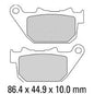 Ferodo Disc Pad Set - FDB2180 ST Sinter Grip Sintered Compound - Road