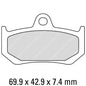 Ferodo Disc Pad Set - FDB2198 ST Sinter Grip Sintered Compound - Road