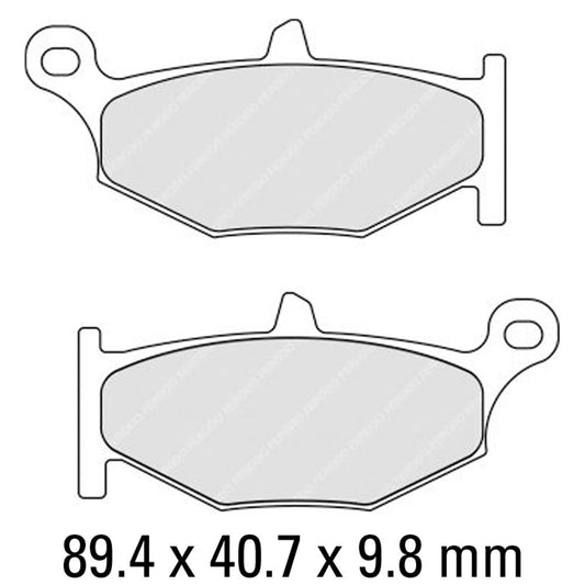 Ferodo Disc Pad Set - FDB2213 P Platinum Non Sintered Compound