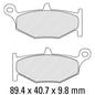 Ferodo Disc Pad Set - FDB2213 P Platinum Non Sintered Compound