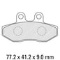 Ferodo Disc Pad Set - FDB2224 P Platinum Non Sintered Compound