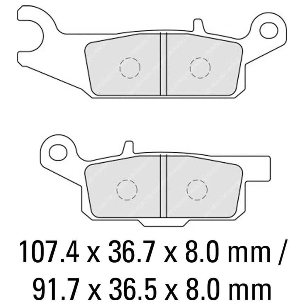 Ferodo Disc Pad Set - FDB2230 SG Sinter Grip Sintered Compound - Off-Road