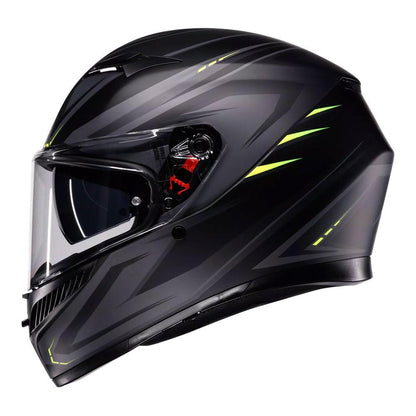 AGV K3 - Syth Matt Black/Yellow Fluro