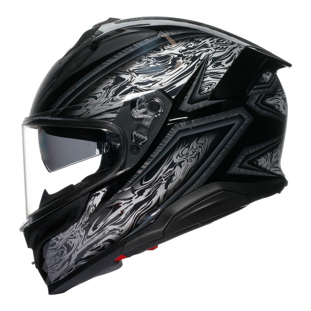 AGV K7 - Damascus Black/Silver