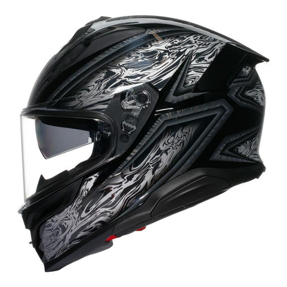 AGV K7 - Damascus Black/Silver