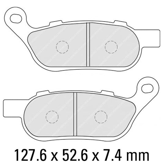 Ferodo Disc Pad Set - FDB2251 ST Sinter Grip Sintered Compound - Road