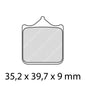 Ferodo Disc Pad Set - FDB2255 ST Sinter Grip Sintered Compound - Road