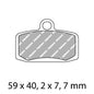 Ferodo Disc Pad Set - FDB2262 SG Sinter Grip Sintered Compound - Off-Road