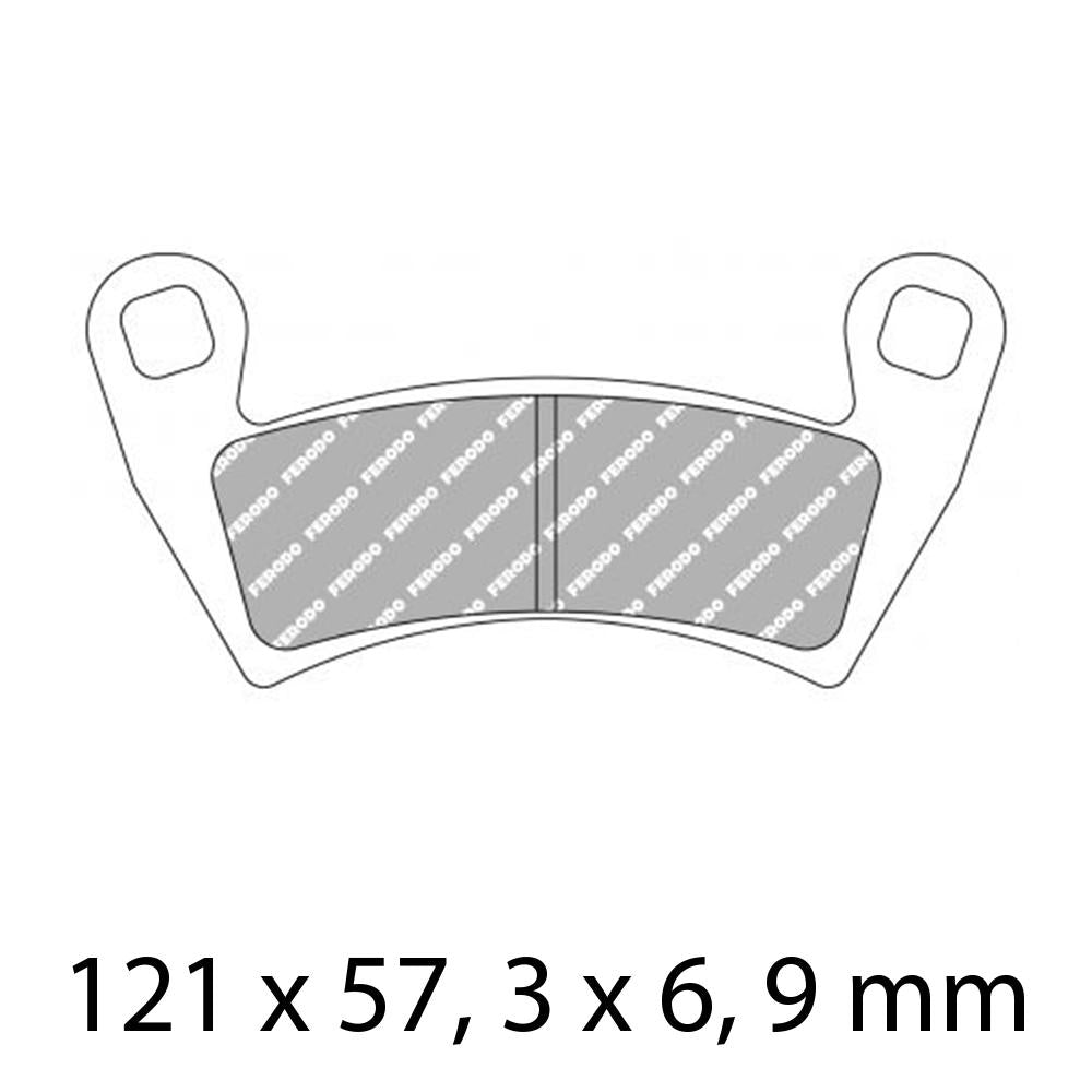 Ferodo Disc Pad Set - FDB2263 SG Sinter Grip Sintered Compound - Off-Road