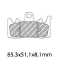 Ferodo Disc Pad Set - FDB2265 ST Sinter Grip Sintered Compound - Road