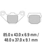 Ferodo Disc Pad Set - FDB313 SG Sinter Grip Sintered Compound - Off-Road