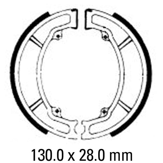 Ferodo ECO Brake Shoe Set - FSB733 EF