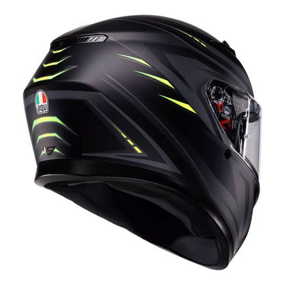 AGV K3 - Syth Matt Black/Yellow Fluro