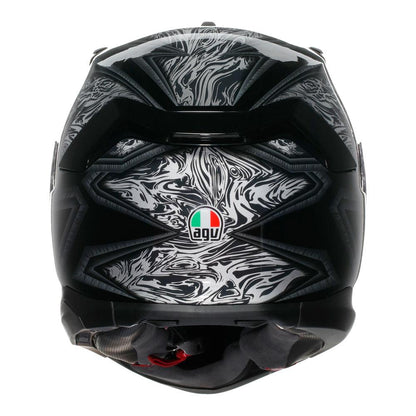 AGV K7 - Damascus Black/Silver
