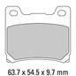 Ferodo Disc Pad Set - FDB337 ST Sinter Grip Sintered Compound - Road
