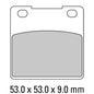 Ferodo Disc Pad Set - FDB338 P Platinum Non Sintered Compound