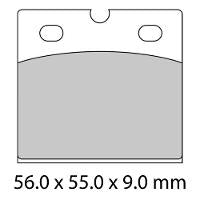 Ferodo Disc Pad Set - FDB108 CPRO Ceramic Grip Pro Race Compound - Non Sintered