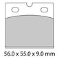 Ferodo Disc Pad Set - FDB108 CPRO Ceramic Grip Pro Race Compound - Non Sintered