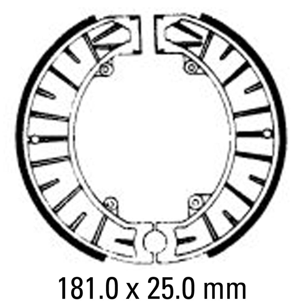 Ferodo Brake Shoe Set - FSB815