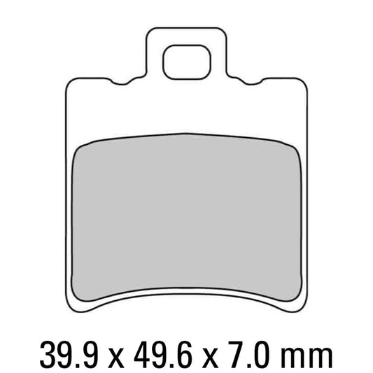 Ferodo Disc Pad Set - FDB680 EF ECO Friction Non Sintered Compound