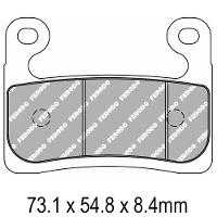 Ferodo Disc Pad Set - FDB2321 ST Sinter Grip Sintered Compound - Road