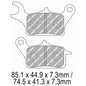 Ferodo Disc Pad Set - FDB2289 EF ECO Friction Non Sintered Compound