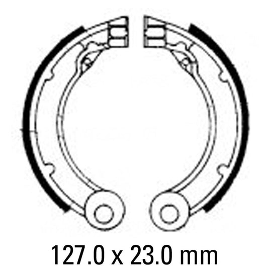 Ferodo ECO Brake Shoe Set - FSB873A