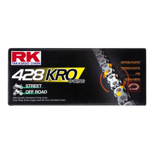 RK Chain 428KRO - 126 Link (O-Ring) (Replaces 428 SO)