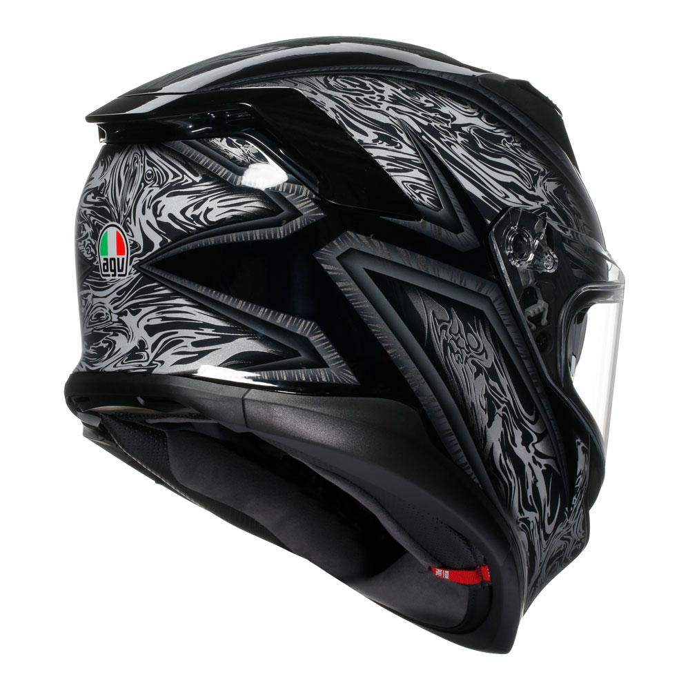 AGV K7 - Damascus Black/Silver