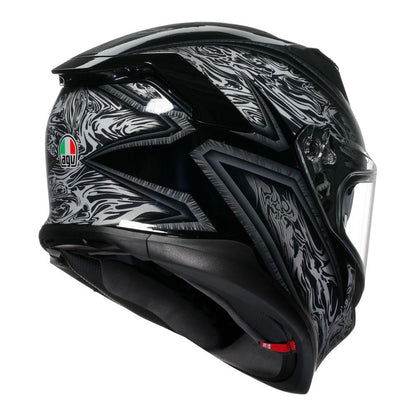 AGV K7 - Damascus Black/Silver