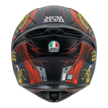AGV K1 S - Gladiator Matt Black/Gold/Red