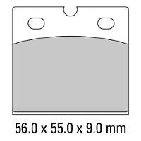 Ferodo Disc Pad Set - FDB108 ST Sinter Grip Sintered Compound - Road