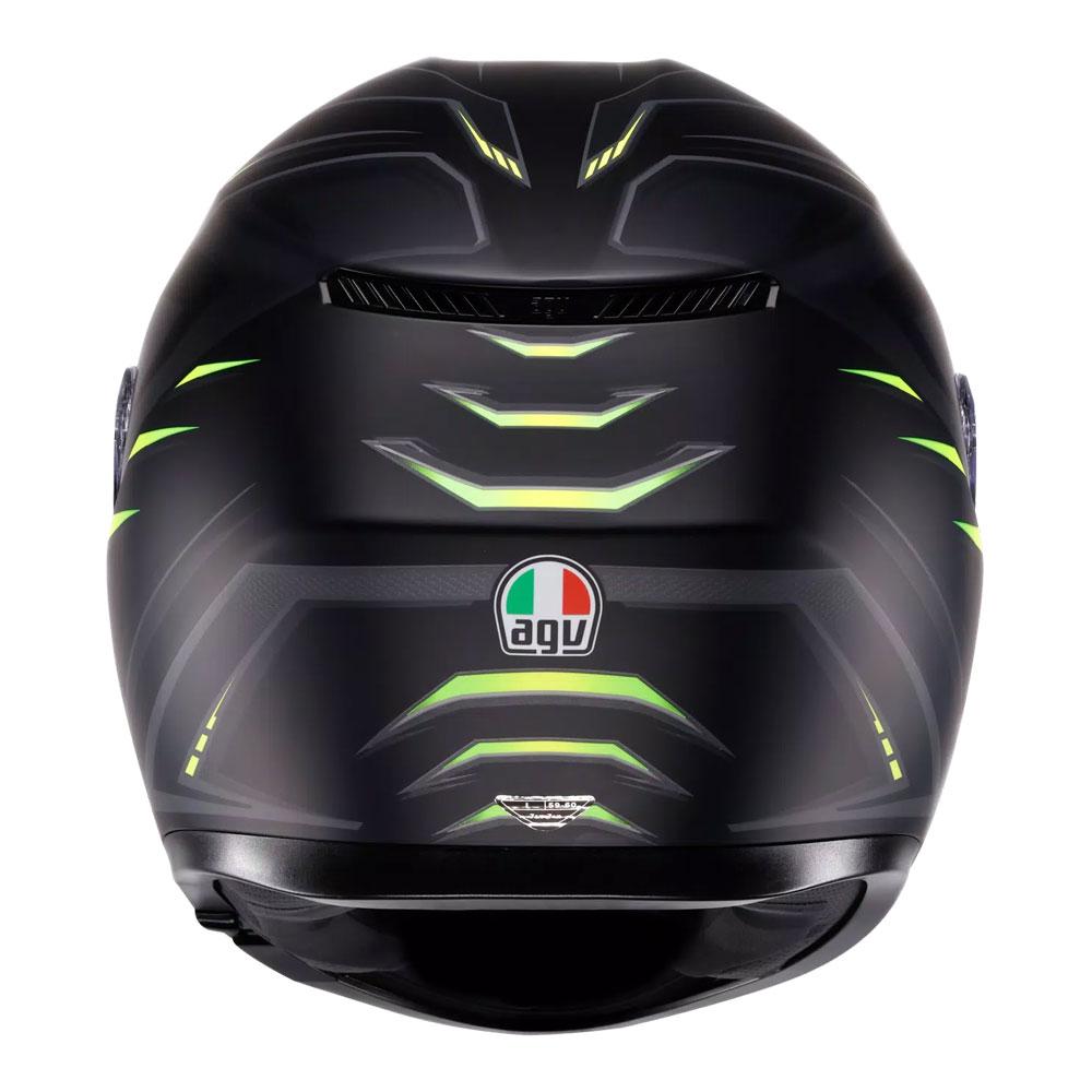AGV K3 - Syth Matt Black/Yellow Fluro