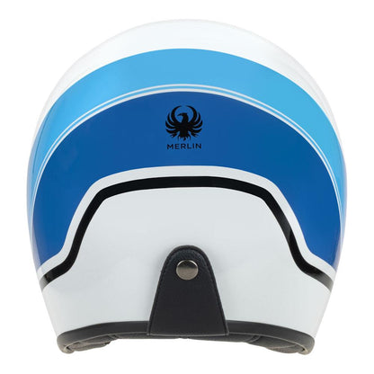 Merlin Blackbird Helmet Aero Stripe White