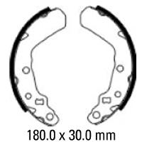 Ferodo Brake Shoe Set - FSB929
