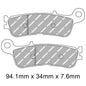 Ferodo Disc Pad Set - FDB2323 ZR Sintered Sintered Race Compound - Off-Road